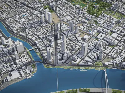 Ho Chi Minh Low-poly 3D model