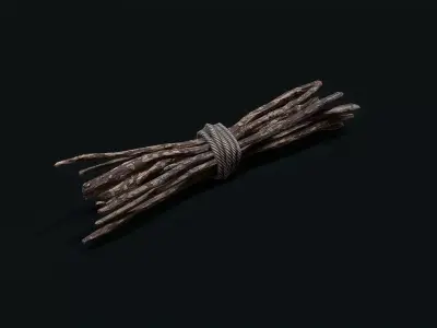 Bunch Stick Low-poly 3D model