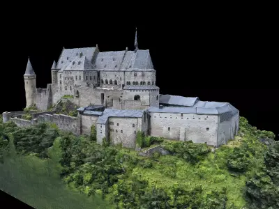 Vianden Castle 3D model
