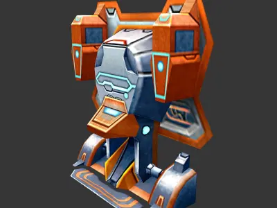 Wall Fortress - Laser Type 07 3D model