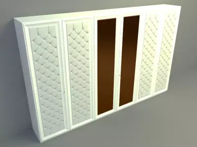 WArdrobe with doors 3D model