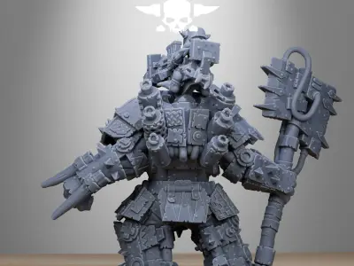 Orkaz Commander 3D print model