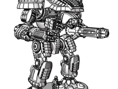 Project Dominator Gunslinger-R Long Range Variant 3D print model