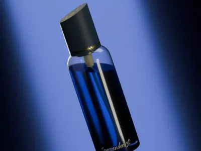 Product shot template Low-poly 3D model