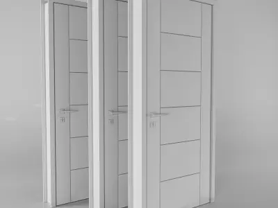 Interior Door Collection 001  3D model