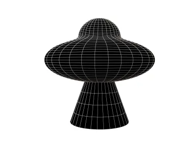 UFO Icon v1 003 Low-poly 3D model