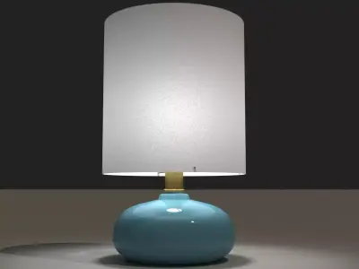 Blue Lamp 3D model