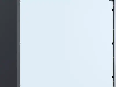 EKET Cabinet w 2 doors and 1 shelf Low-poly 3D model