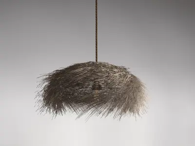 Boho pendant light 3D model