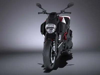 Ducati Diavel Carbon 2015 VRAY 3D model
