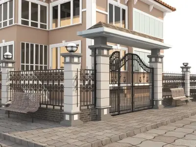 Building 2 house 3D model