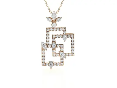 Light wt Pendant Earrings Set 3dm stl obj mtl gltf glb renders  3D print model