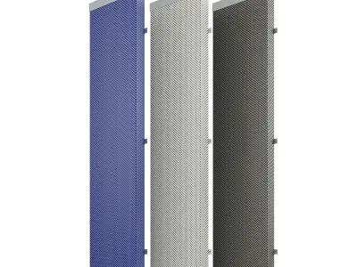 Acoustic ceiling panel downlight 3D model