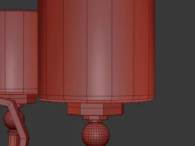 Ovanda Chandelier 3D model