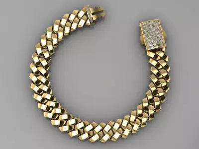 10 mm Bracelet Chain 3D print model