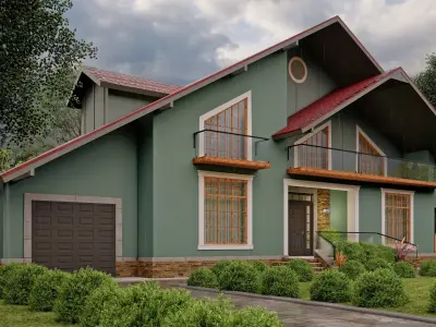 Exterior Scene-4 for Lumion 3D model