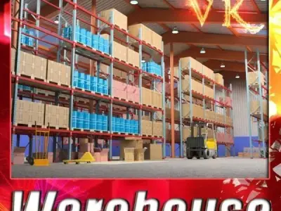 Warehouse and Props Mega Pack 3D model
