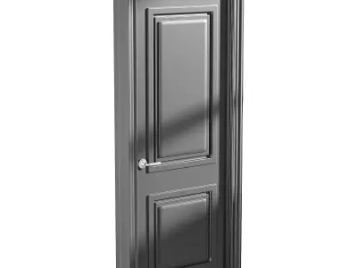 Modern entrance door 57 3D model