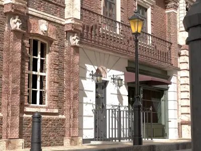 221b Baker Street Consulting Room - London 3D model