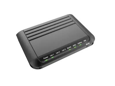 Modem router concept 3D print model