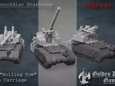 M48D2 Gun Carriage Upgrade Kit 3D print model