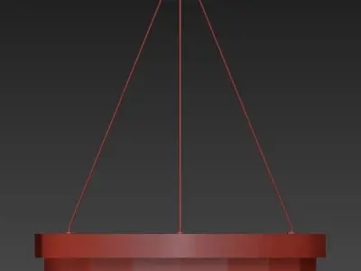THE CIRCULUS circle hanging from ceiling 3D model