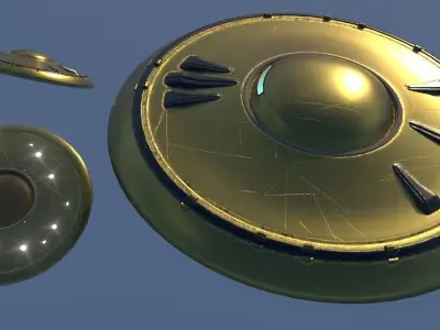 Flying saucer 3D model