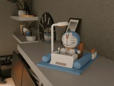 DORAEMON FIGURE AND ACCESORIES 3D print model