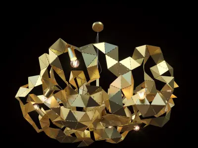 BrandVanEgmond Fractal Lamp 3D model