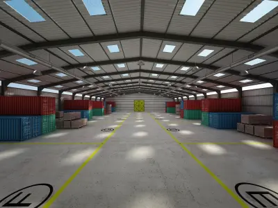 Warehouse Interior 3D model