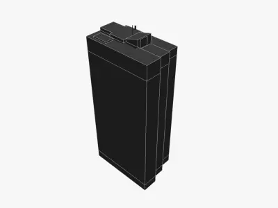 444 Queen Street Low-poly 3D model