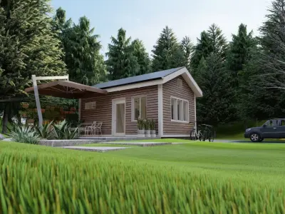 House - Exterior-Interior Scene 3D model 3D model