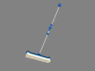 Cartoon mop Low-poly 3D model