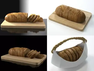 Fruit-Pan Bowl 3D model