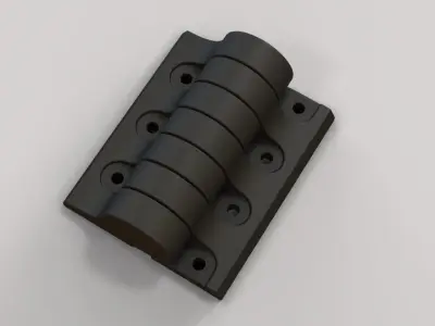 Plastic Hinge 3D print model