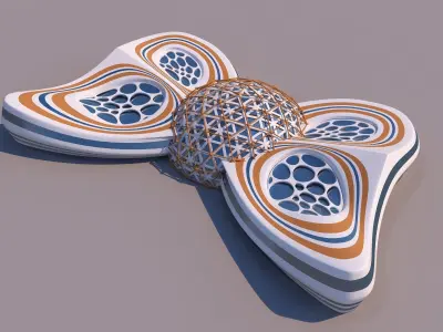0091 - Organic Building 3D model
