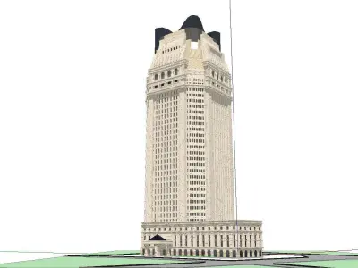 vacation spot-Resort-Fashion Leisure Hotel-0112 3D model
