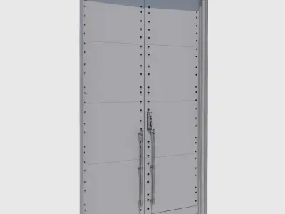 Wooden Door 3D model