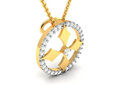 Women Pendant 3dm STL FBX OBJ Render Details 3D print model 3