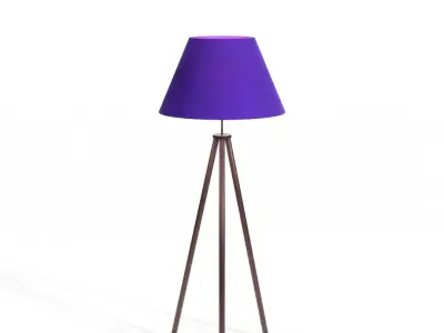 Floor Lamp Low-poly 3D model