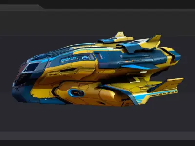 SF - ORCA Explorer Low-poly 3D model