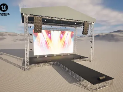 Concert Stage 03 3D model
