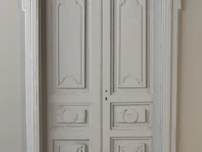 Old Door from Italy 3d model Low-poly 3D model