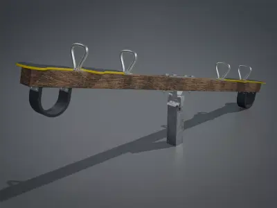 Seesaw 3d 3D model