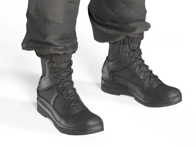 SCIFI XOF Special Operations Uniform Low-poly 3D model