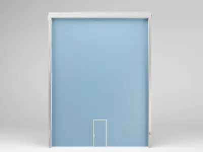 Warehouse Door 01 3D model