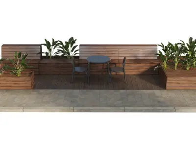Parklet 2 3D model