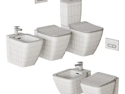Ideal Standard STRADA II WC Full Set 3D model