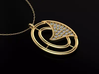 Pendant P095 3D Print Model 3D print model