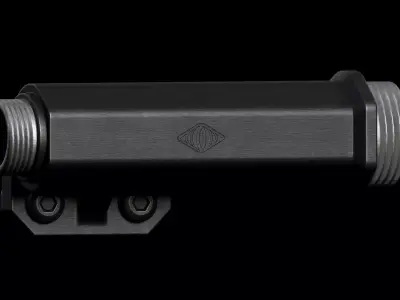 REPTILIA TORCH 18650 M-LOK LIGHT BODY Free low-poly 3D model